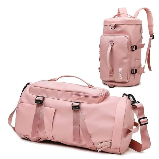 Pink Travel Sport Duffel Bag