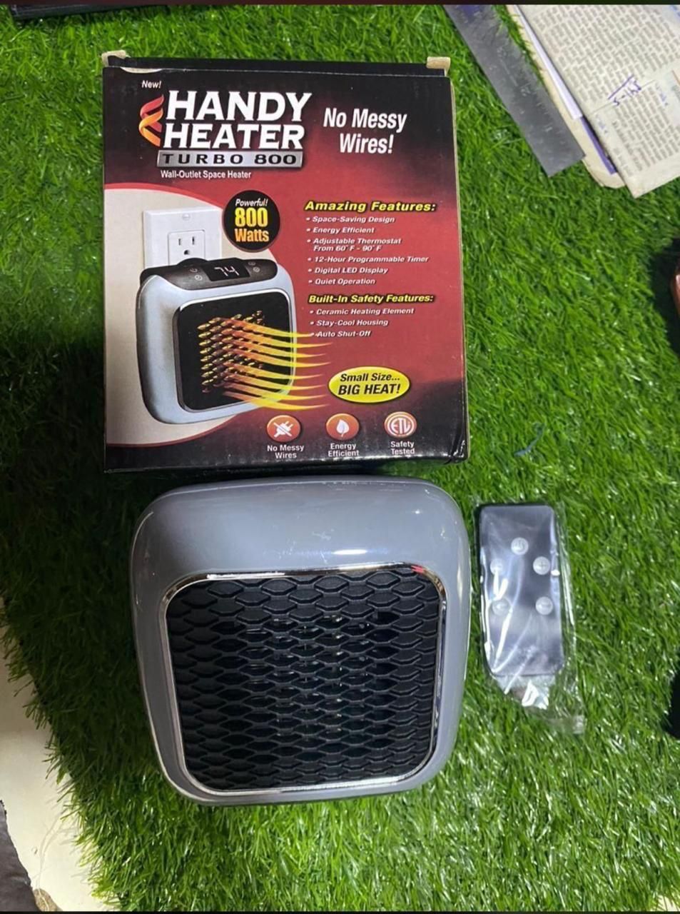 Portable Wall plug In Room Heater with Remote